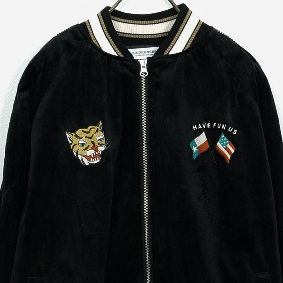 33Degrees [サーティスリーディグリーズ] ベロアスカジャン [TDR-254