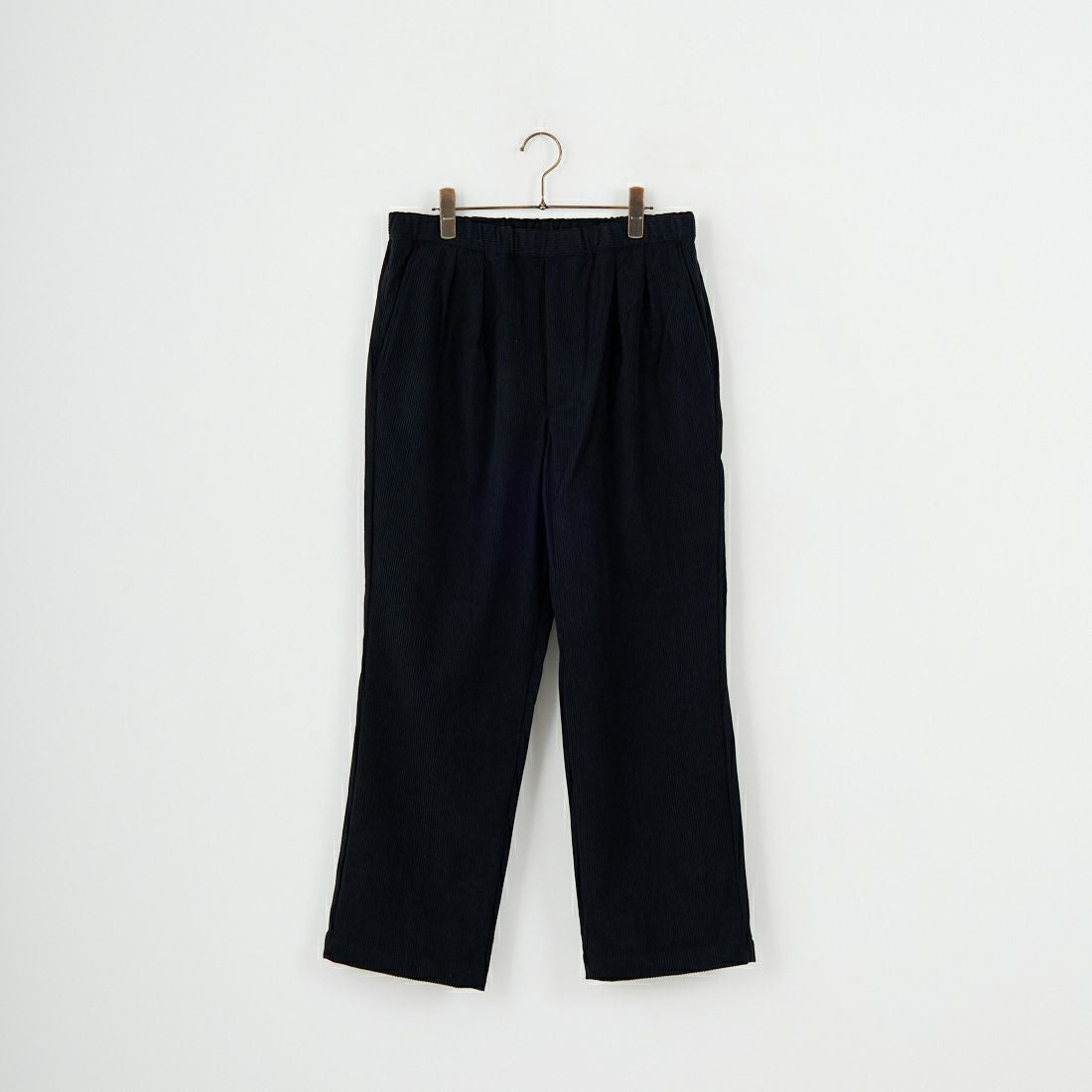 Noir Fabrik [ヌワールファブリック] トリコットコーディロイ ワイドタックイージーパンツ [NF-254-037] 61 BLK