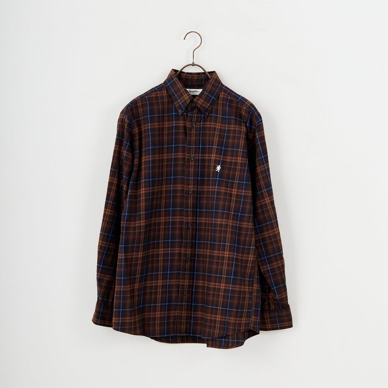 Gymphlex [ジムフレックス] ロングスリーブバンドカラーシャツ [GY 