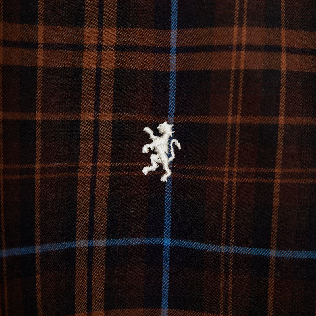 Gymphlex [ジムフレックス] ボタンダウン チェックシャツ [GY-B0196CTE] BRN/SAX CK