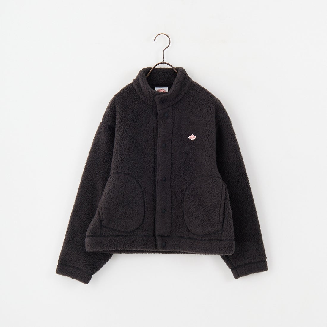 DANTON [ダントン] ダブルフェイスボア スタンドカラージャケット [DT-A0699WNN] BLACK