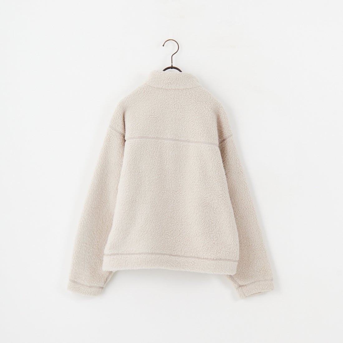 DANTON [ダントン] ダブルフェイスボア スタンドカラージャケット [DT-A0699WNN] BEIGE