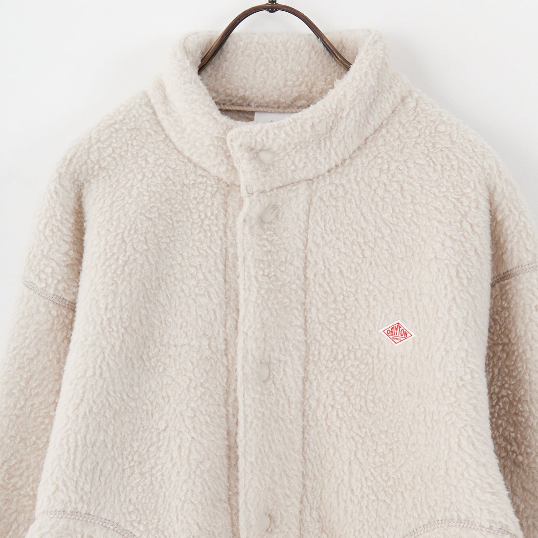 DANTON [ダントン] ダブルフェイスボア スタンドカラージャケット [DT-A0699WNN] BEIGE