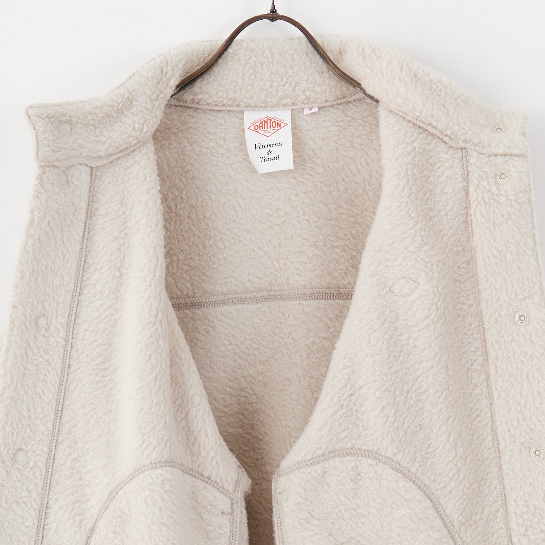 DANTON [ダントン] ダブルフェイスボア スタンドカラージャケット [DT-A0699WNN] BEIGE