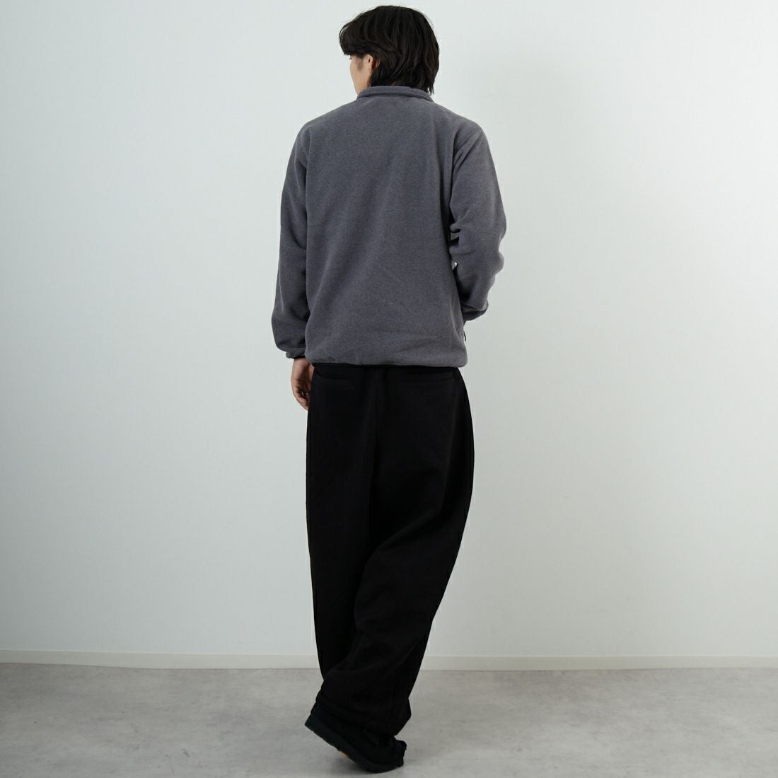 THE NORTH FACE [ザ ノースフェイス] フィールドフリースハーフジップ [NL62531] Z &&モデル身長：179cm 着用サイズ：M&&