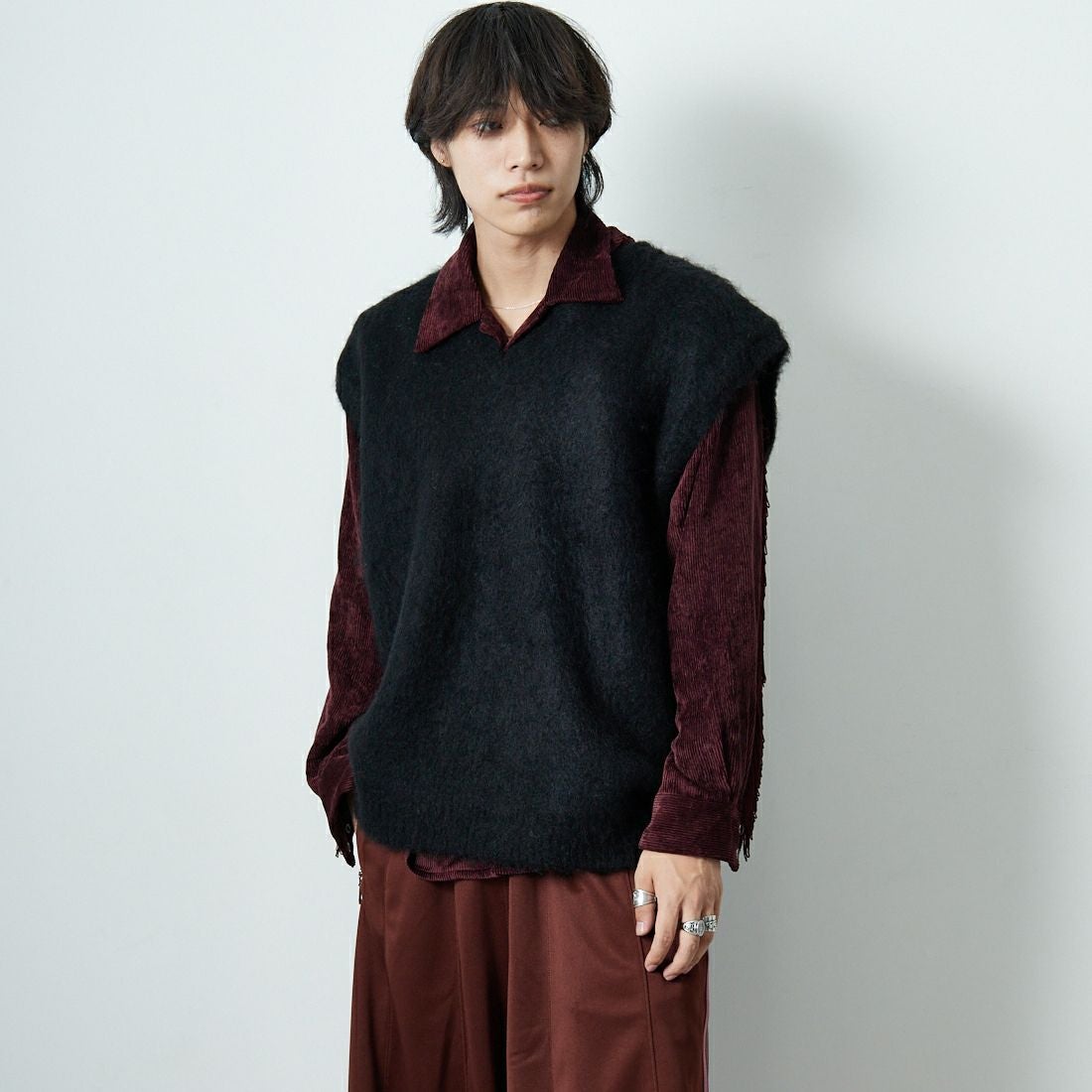 C BLACK&&モデル身長：179cm 着用サイズ：M&&