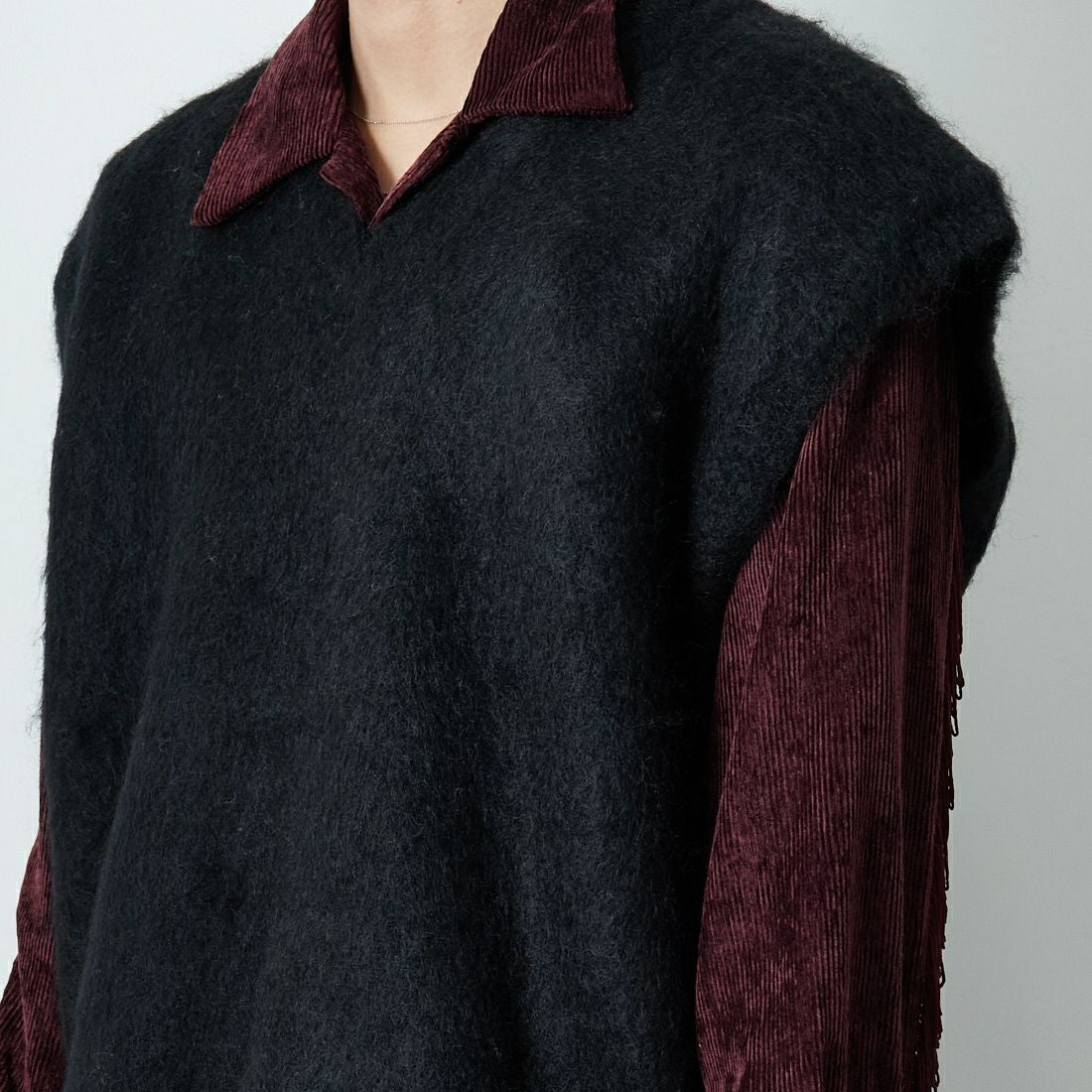 Needles [ニードルズ] モヘアニットベスト SOLID [RW359]｜ジーンズ