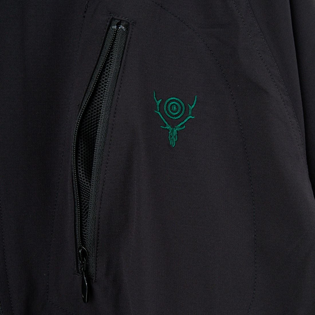 South2West8 [サウスツーウエストエイト] ジップトレイルシャツ [RW621] C BLACK