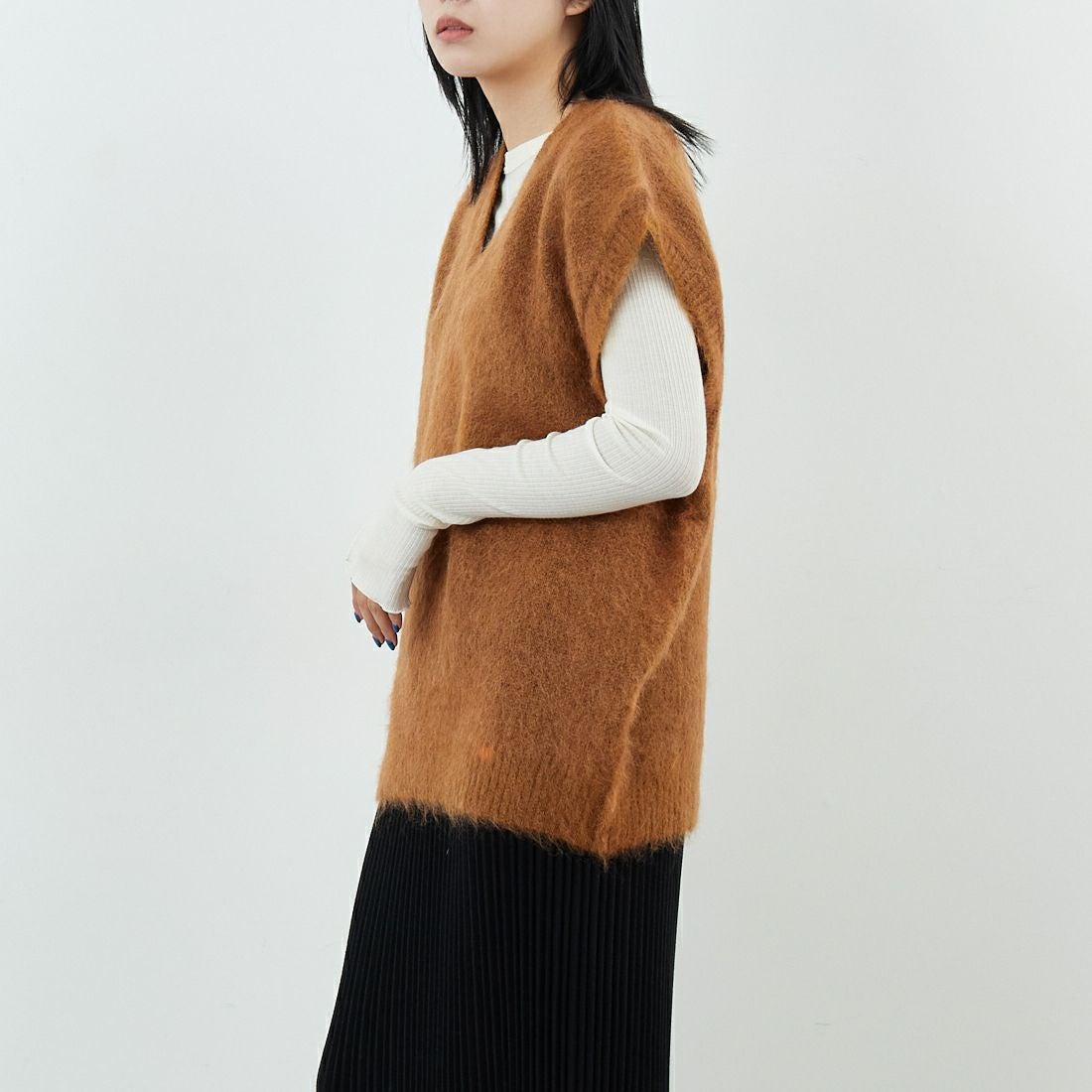 Needles [ニードルズ] モヘアニットベスト SOLID [RW359]｜ジーンズ