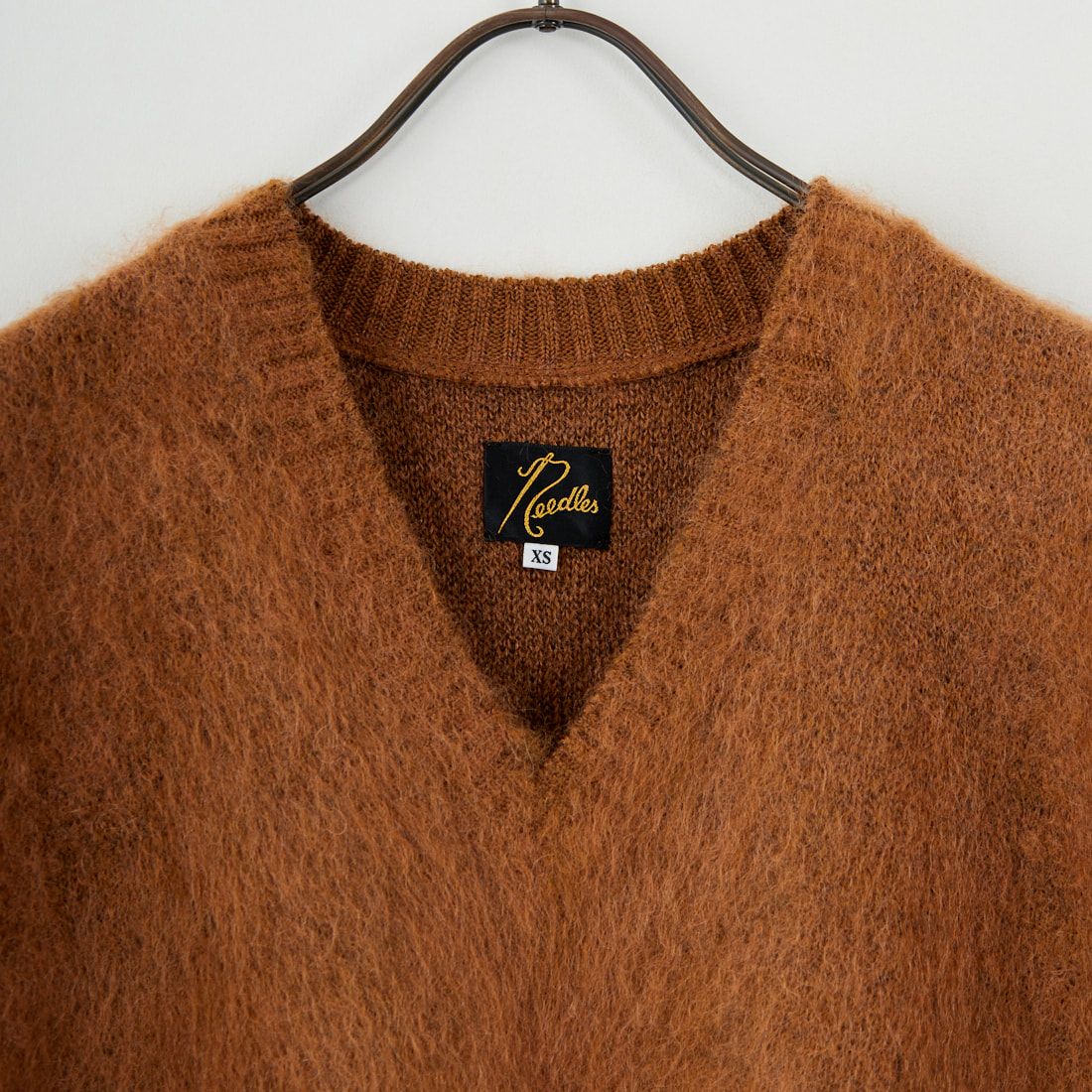 Needles [ニードルズ] モヘアニットベスト SOLID [RW359] A ORANGE