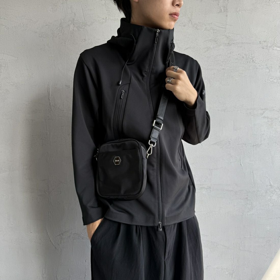 BALR. [ボーラー] クラシックメッセンジャーバッグ [B62341023] JET BLACK