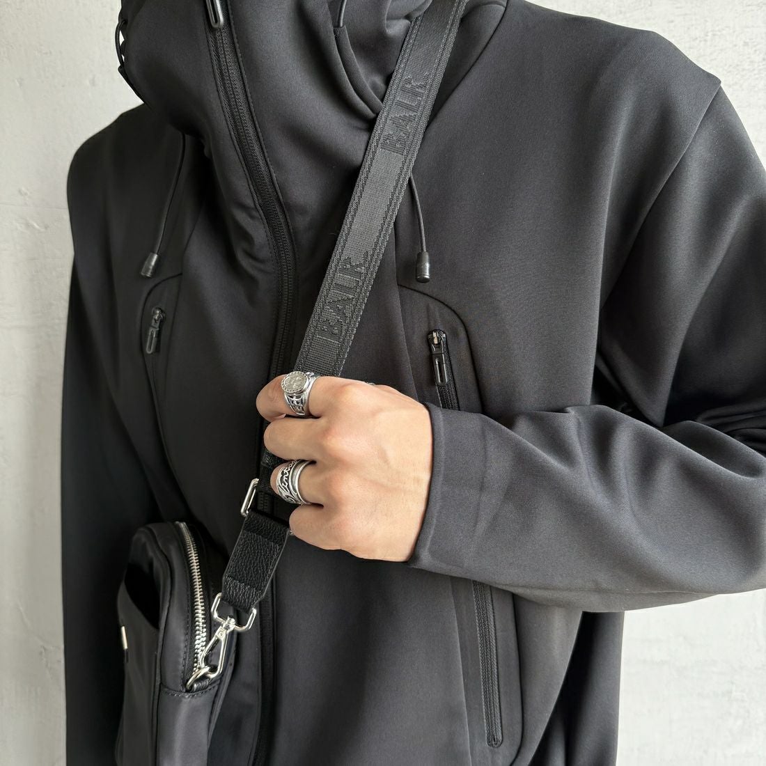 BALR. [ボーラー] クラシックメッセンジャーバッグ [B62341023] JET BLACK