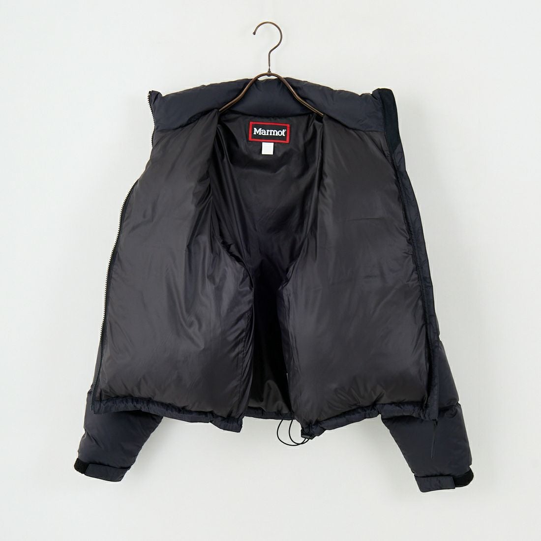 Marmot [マーモット] 別注 ワンポイントロゴ ダウンジャケット [MTFW25UDW329IN-JF] BLACK