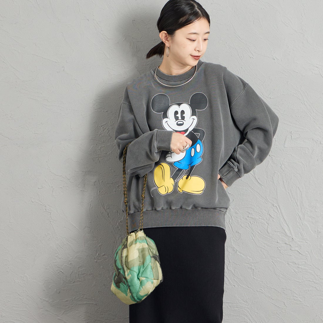 ODDMENT [オッドメント] キルティングポーチ [QUILTING-POUCH] WOODLAND