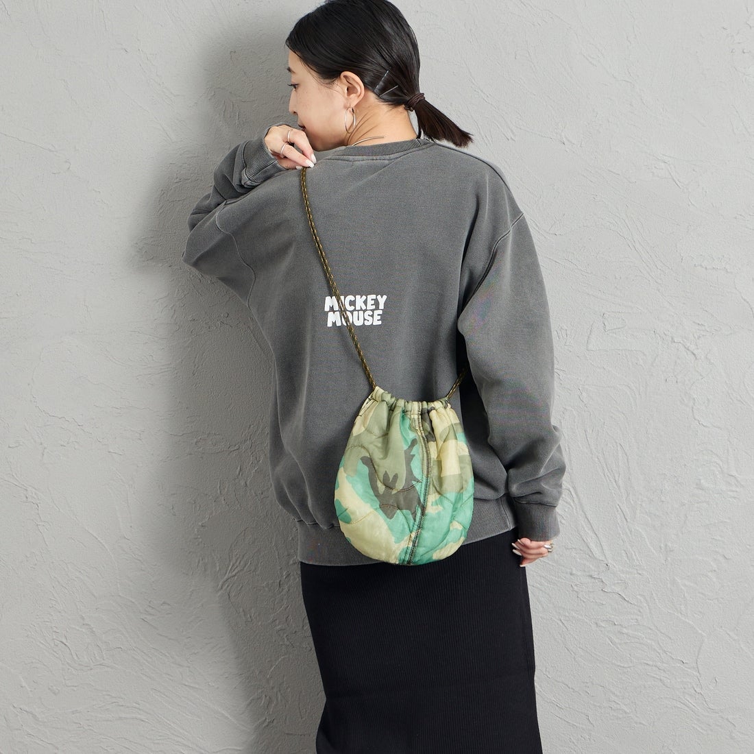 ODDMENT [オッドメント] キルティングポーチ [QUILTING-POUCH] WOODLAND