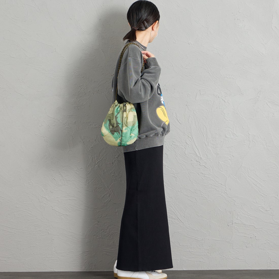 ODDMENT [オッドメント] キルティングポーチ [QUILTING-POUCH] WOODLAND