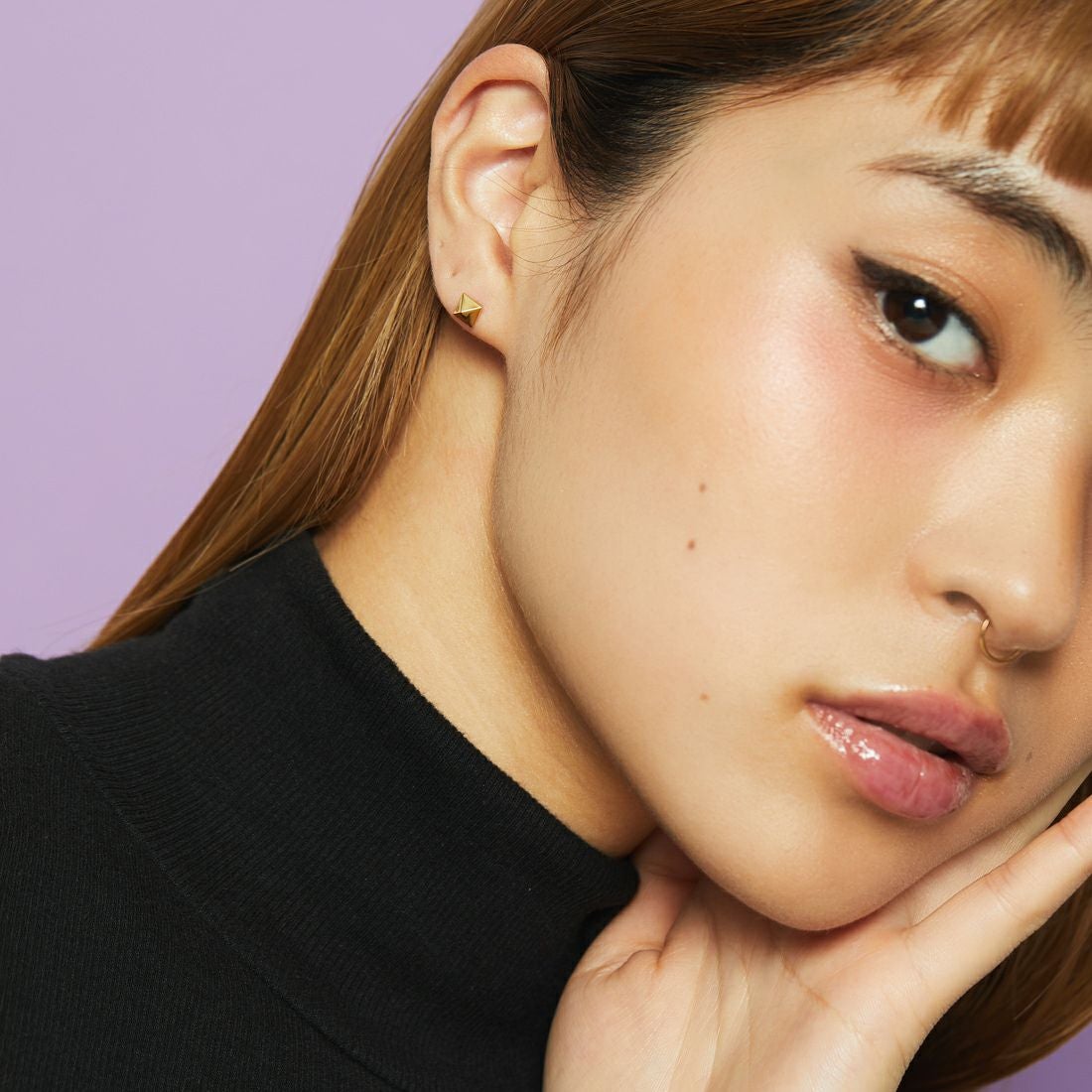 Baqless [バックレス] アミティ ソーホー ゴールド ピアス [AM-SH-YG] GOLD