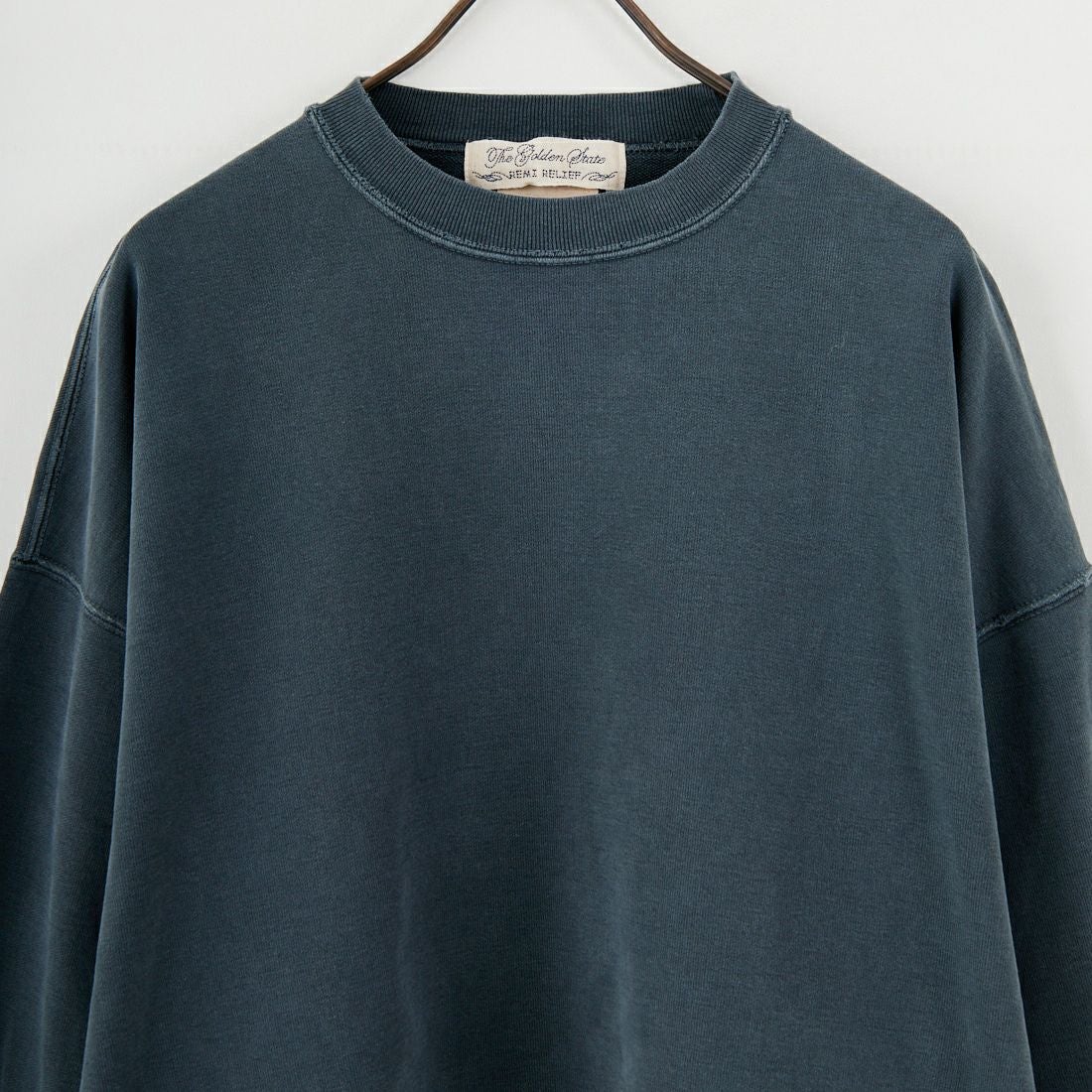 REMI RELIEF [レミレリーフ] ダブルSP加工 裏毛クルースウェット [RN29373244] BLACK