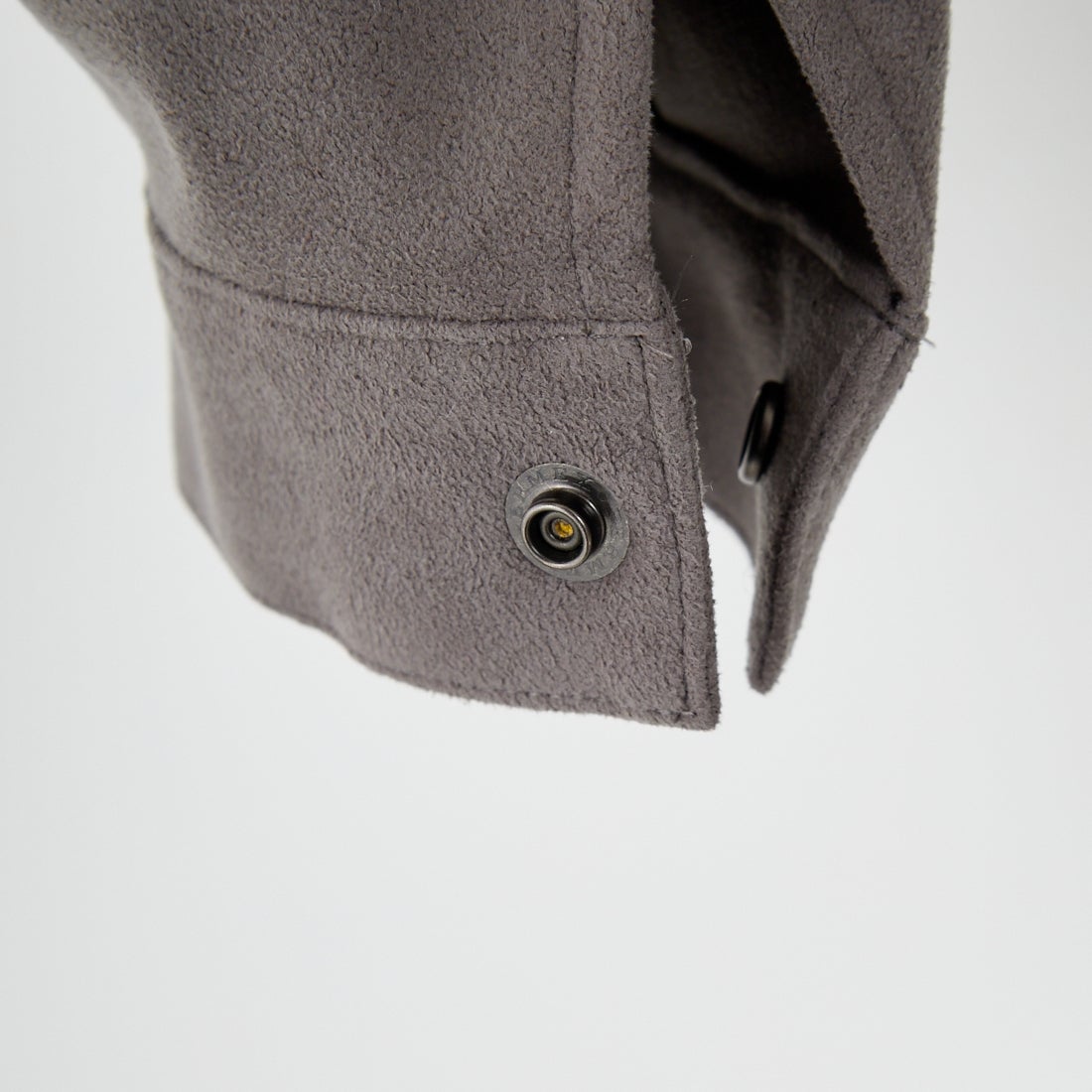 STILL BY HAND [スティルバイハンド] シンセティックレザーオーバーシャツ [BL06253] GREY