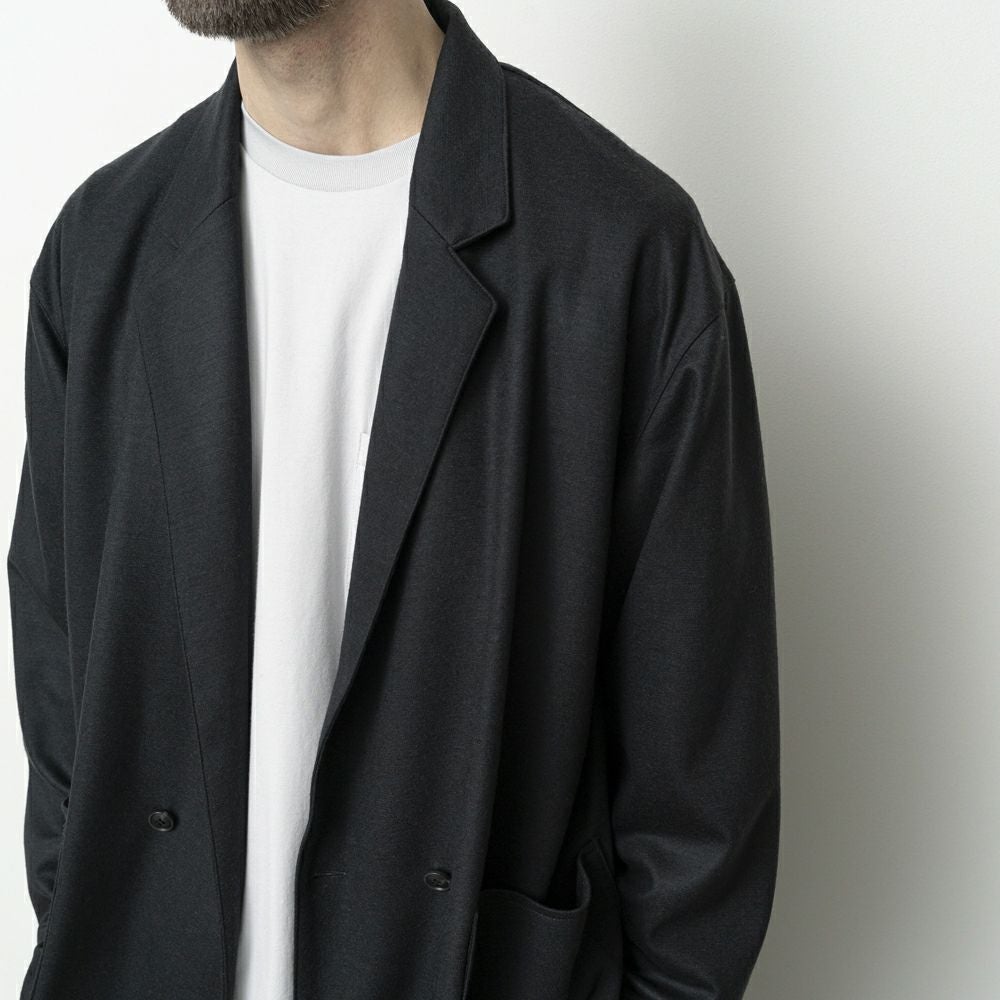 STILL BY HAND [スティルバイハンド] ウールジャージージャケット [CS03253] CHARCOAL