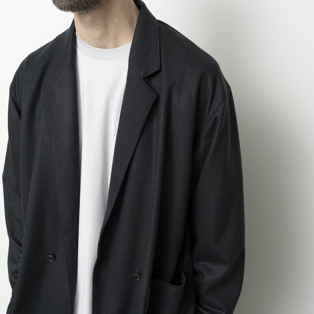 STILL BY HAND [スティルバイハンド] ウールジャージージャケット [CS03253] CHARCOAL