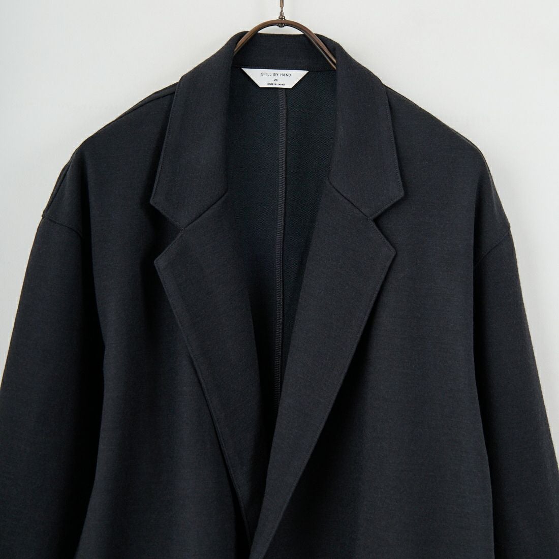 STILL BY HAND [スティルバイハンド] ウールジャージージャケット [CS03253] CHARCOAL