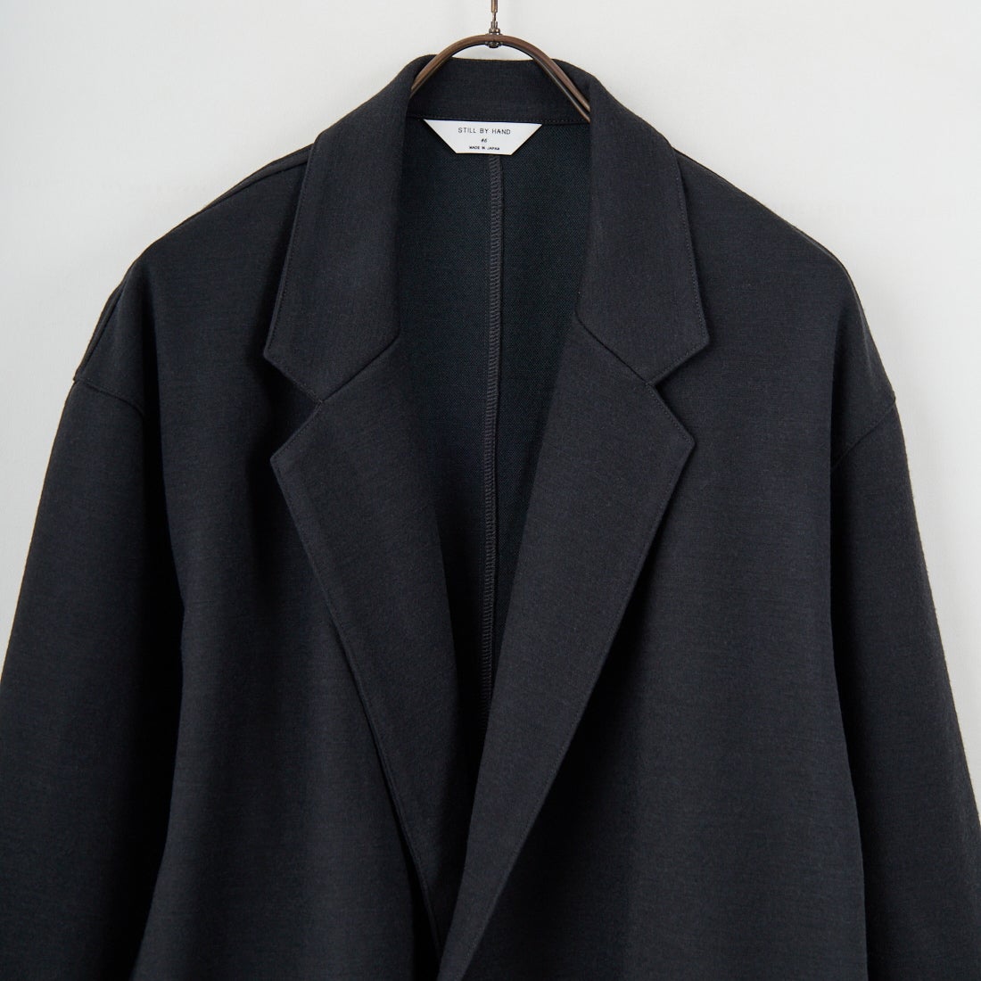 STILL BY HAND [スティルバイハンド] ウールジャージージャケット [CS03253] CHARCOAL
