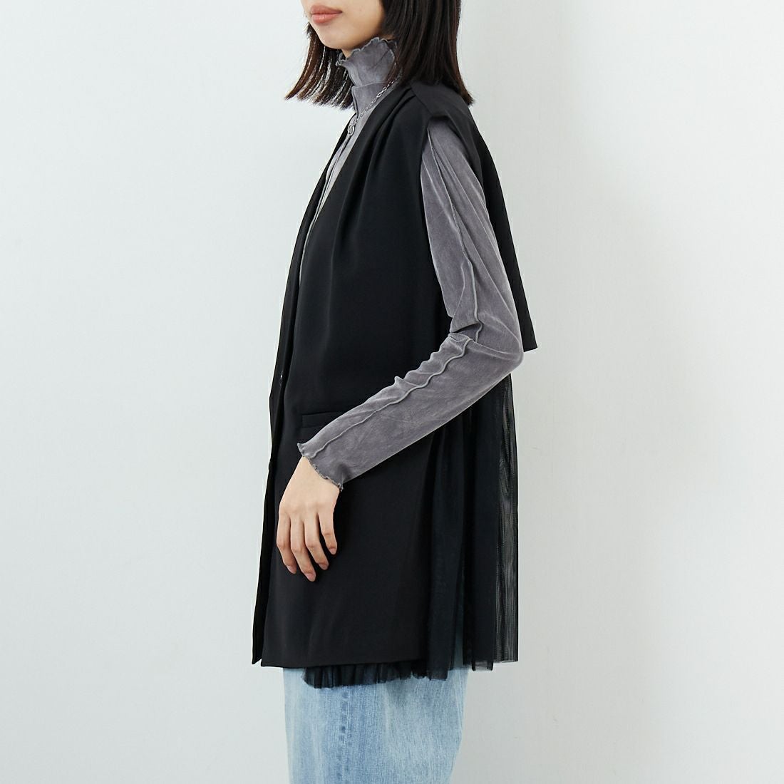 DIGNITE COLLIER [ディニテコリエ] バックチュールジレ [80256126