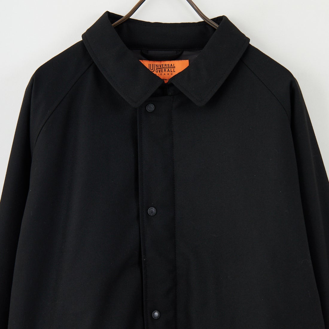 UNIVERSAL OVERALL [ユニバーサルオーバーオール] 別注 中綿入りコーチジャケット [U2531422IN-JF] BLACK