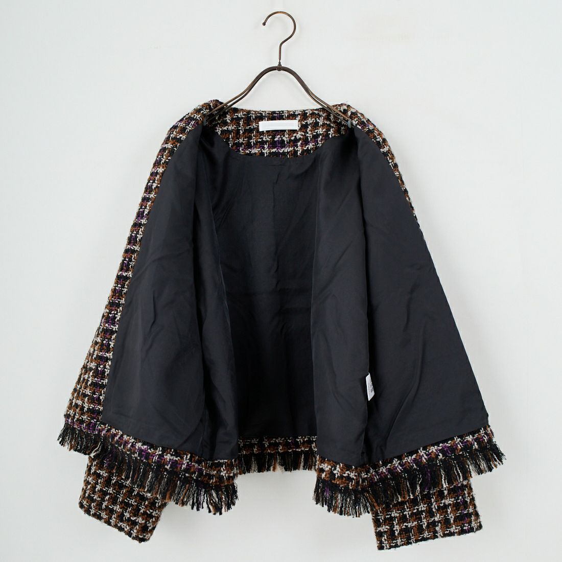 Jeans Factory Clothes [ジーンズファクトリークローズ] ファンシーヤーン ツイードジャケット [LFF706] 840 BLACK