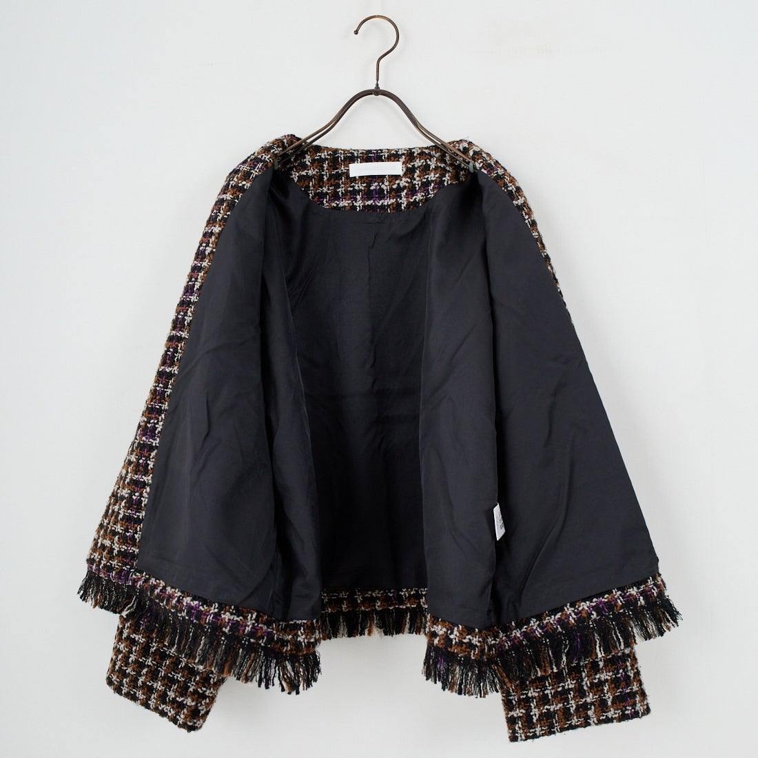 Jeans Factory Clothes [ジーンズファクトリークローズ] ファンシーヤーン ツイードジャケット [LFF706] 840 BLACK