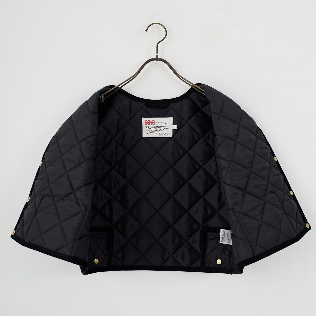 Traditional Weatherwear [トラディショナル ウェザーウェア] アークリー ジレ [L252APQVS0308AA] AA01 BK/BK