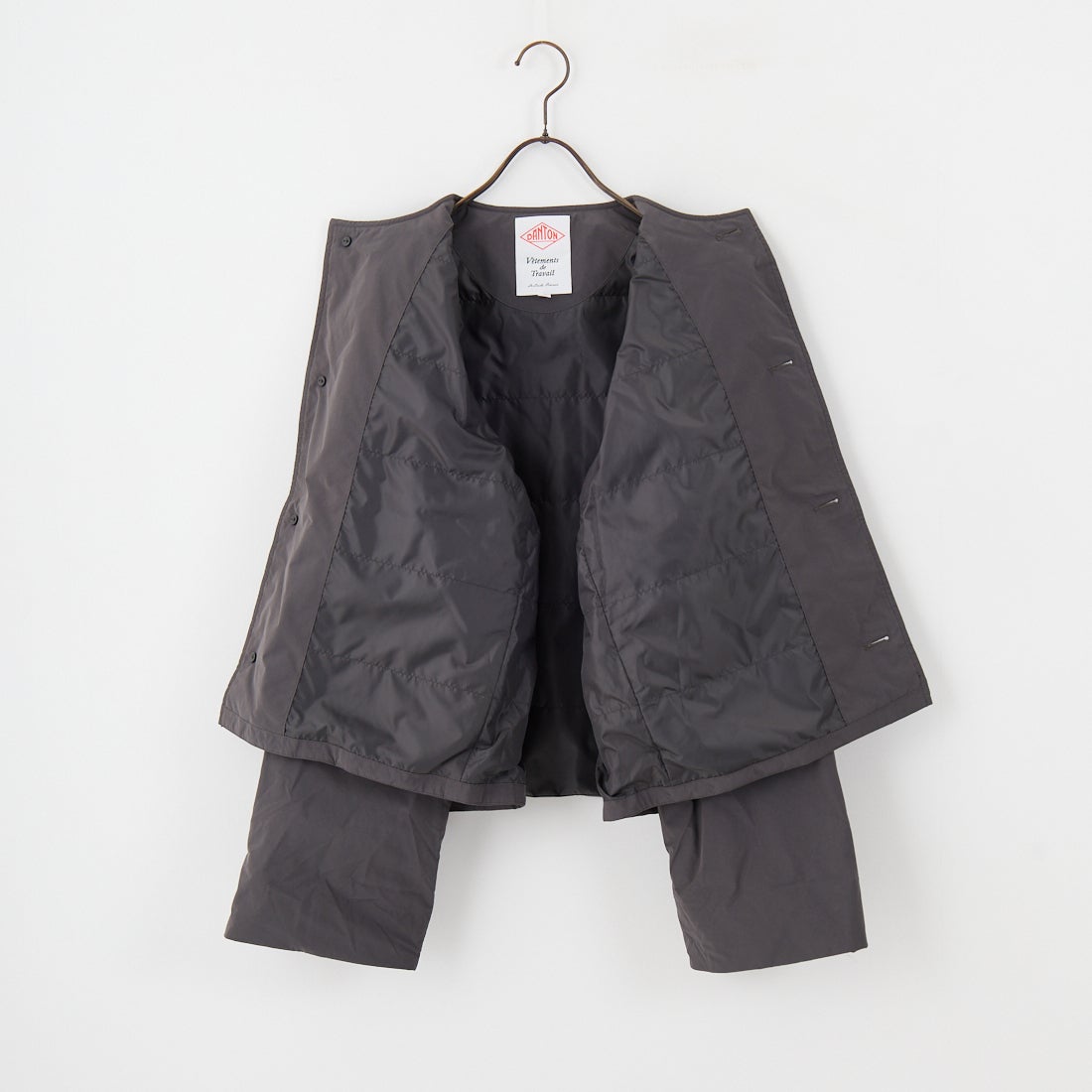 DANTON [ダントン] カラーレスワイドジャケット [DT-A0672PNT] CHARCOAL