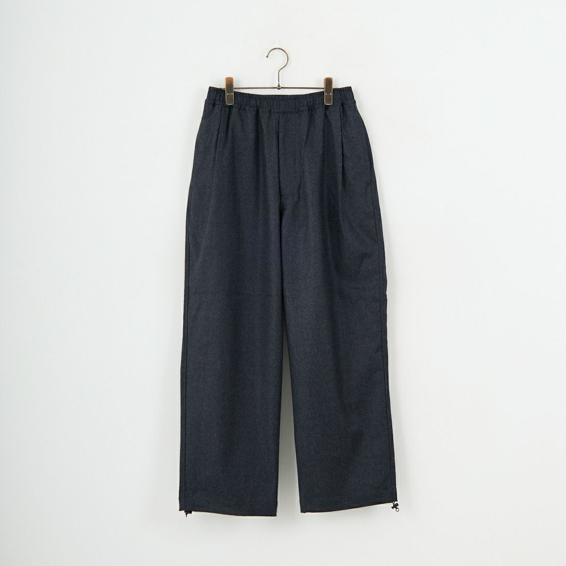 STILL BY HAND [スティルバイハンド] 別注 ウールワイドスピンドルパンツ [2503JF-EX06-JF] CHARCOAL