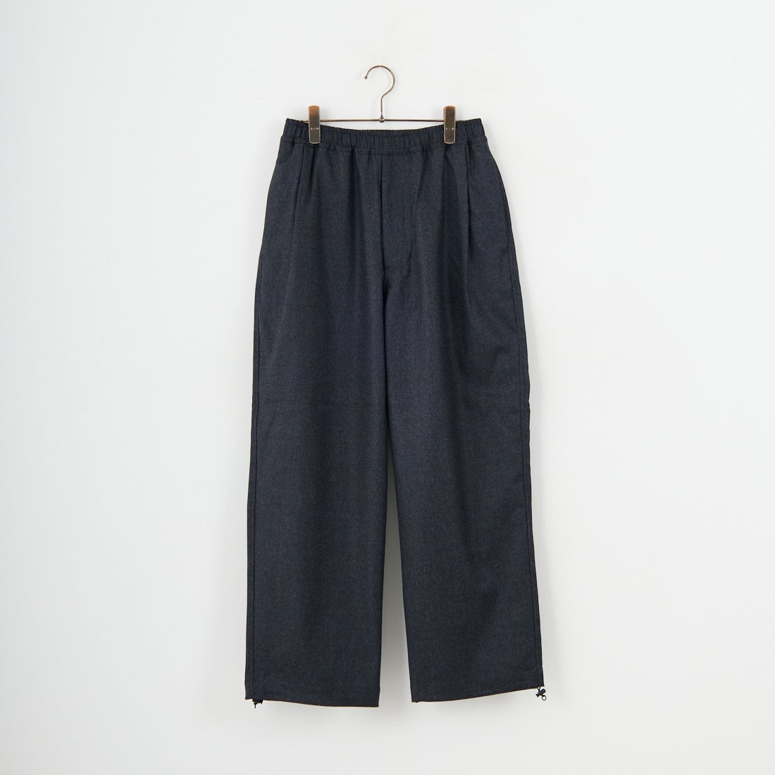 STILL BY HAND [スティルバイハンド] 別注 ウールワイドスピンドルパンツ [2503JF-EX06-JF] CHARCOAL