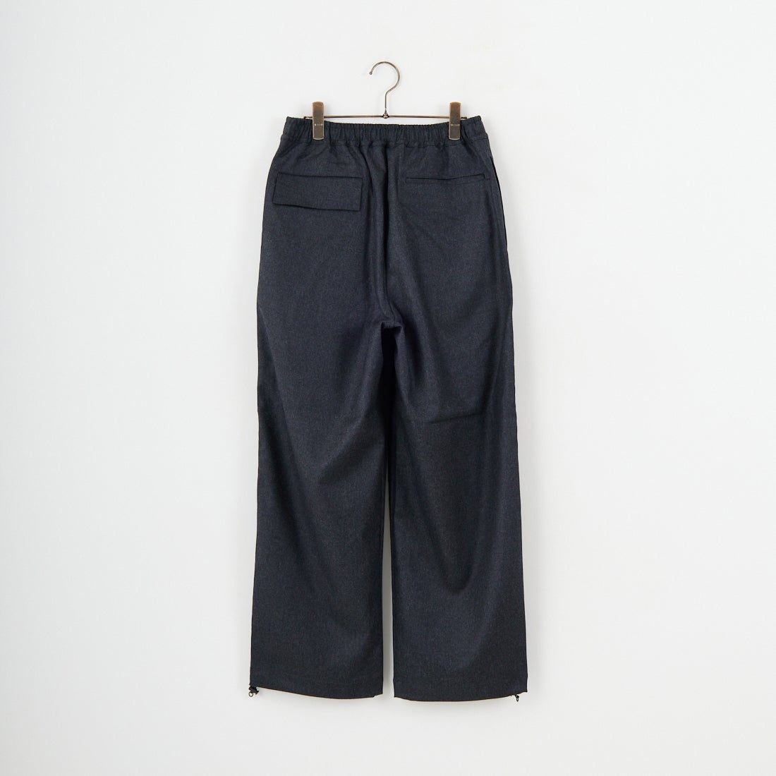 STILL BY HAND [スティルバイハンド] 別注 ウールワイドスピンドルパンツ [2503JF-EX06-JF] CHARCOAL