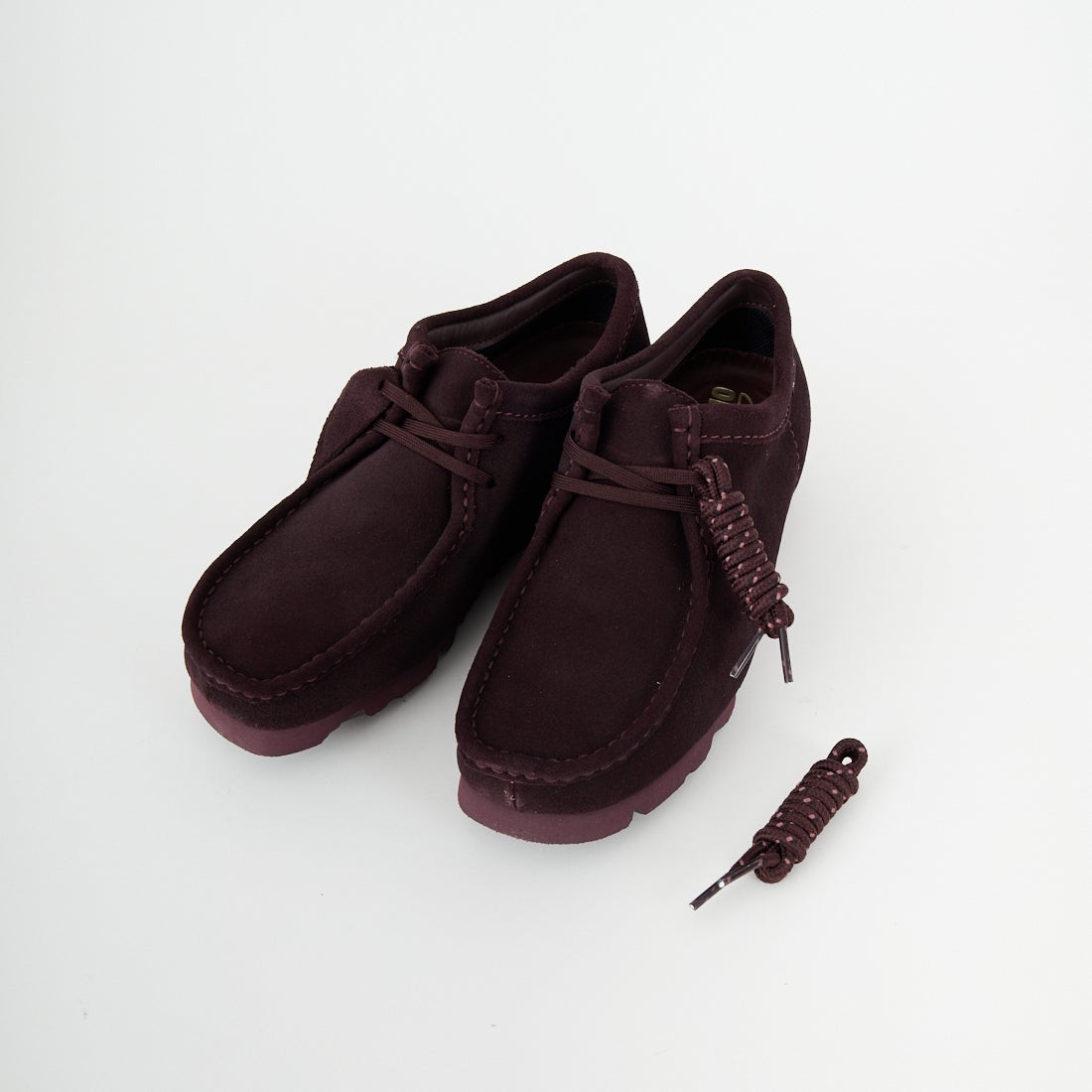 Clarks [クラークス] ワラビー ゴアテックス(パープルグレープスエード