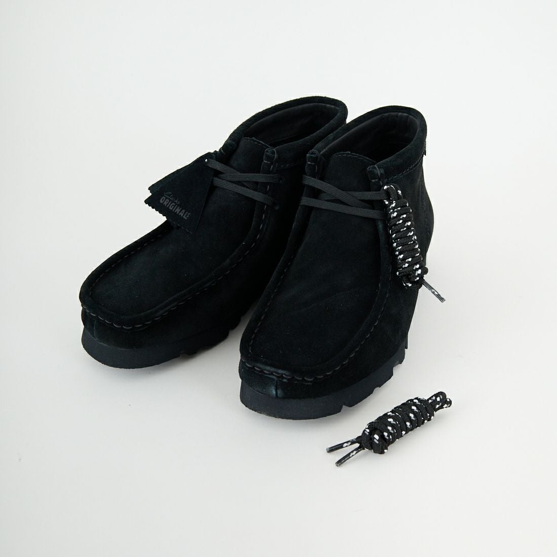 Clarks [クラークス] ワラビーブーツ ゴアテックス(ブラックスエード) [26179256] BLACK