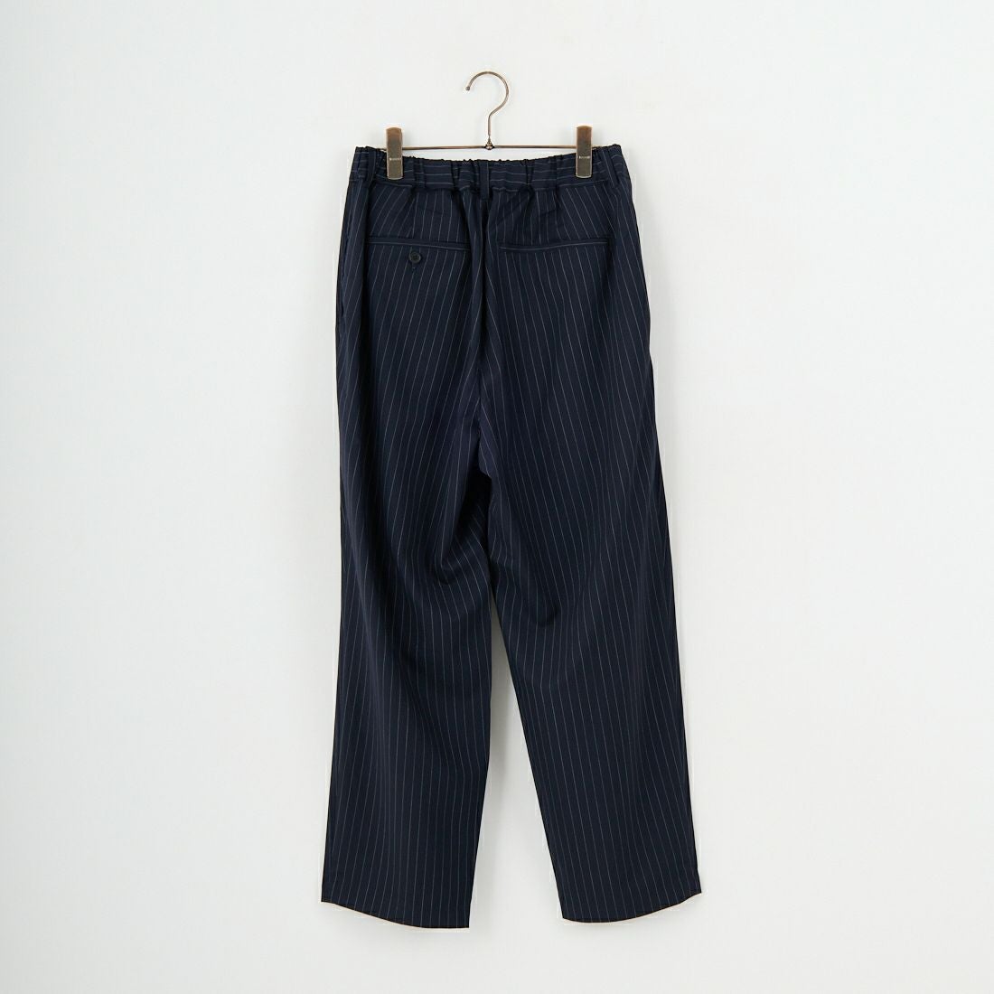 STILL BY HAND [スティルバイハンド] 別注 ウールツータックパンツ [2503JF-EX08-JF] NAVY ST