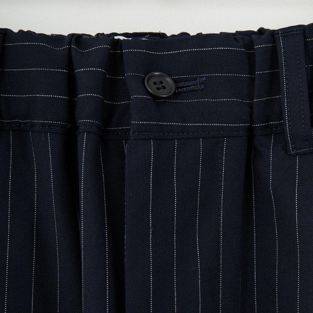 STILL BY HAND [スティルバイハンド] 別注 ウールツータックパンツ [2503JF-EX08-JF] NAVY ST