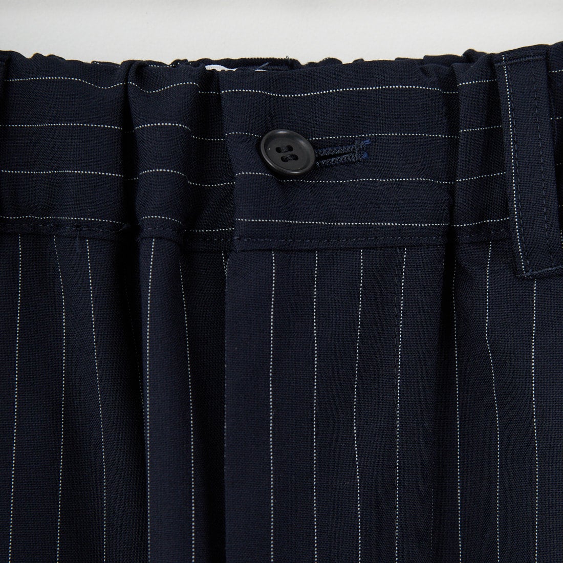 STILL BY HAND [スティルバイハンド] 別注 ウールツータックパンツ [2503JF-EX08-JF] NAVY ST