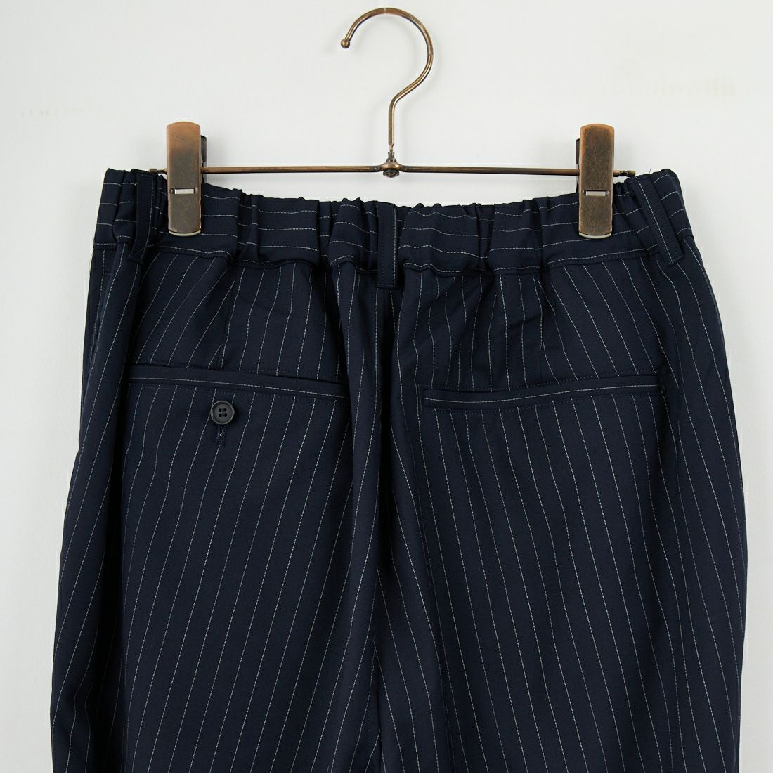 STILL BY HAND [スティルバイハンド] 別注 ウールツータックパンツ [2503JF-EX08-JF] NAVY ST