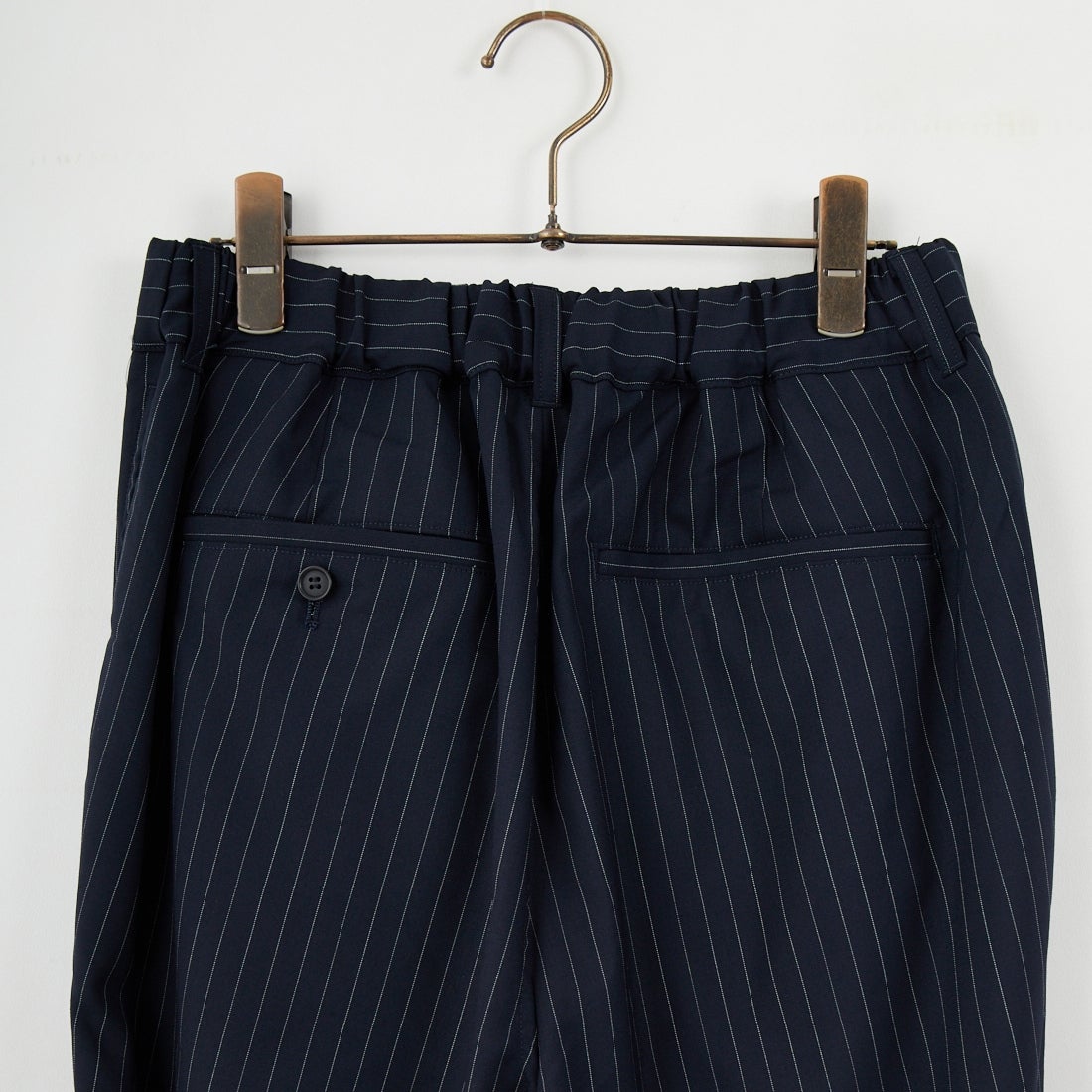 STILL BY HAND [スティルバイハンド] 別注 ウールツータックパンツ [2503JF-EX08-JF] NAVY ST