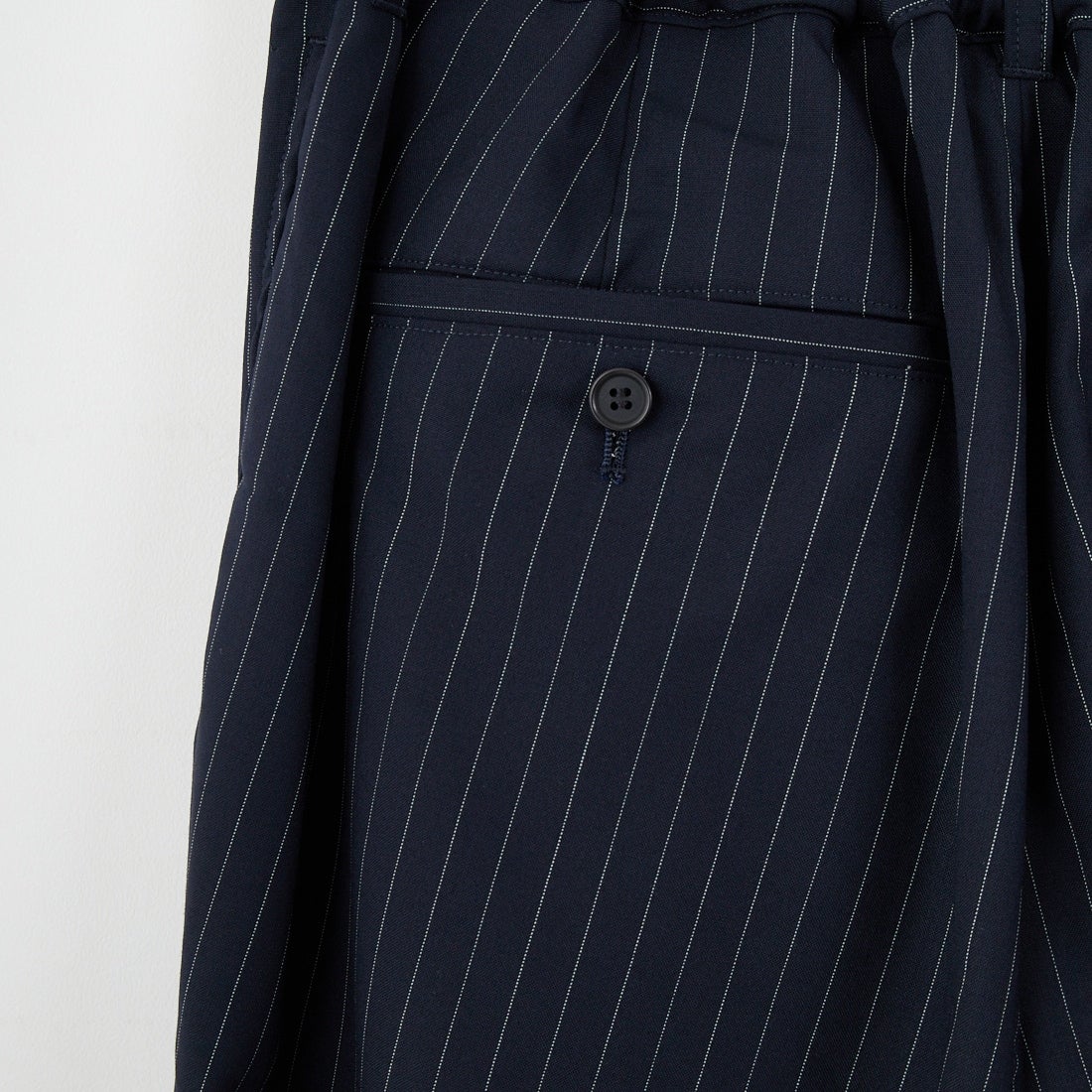 STILL BY HAND [スティルバイハンド] 別注 ウールツータックパンツ [2503JF-EX08-JF] NAVY ST