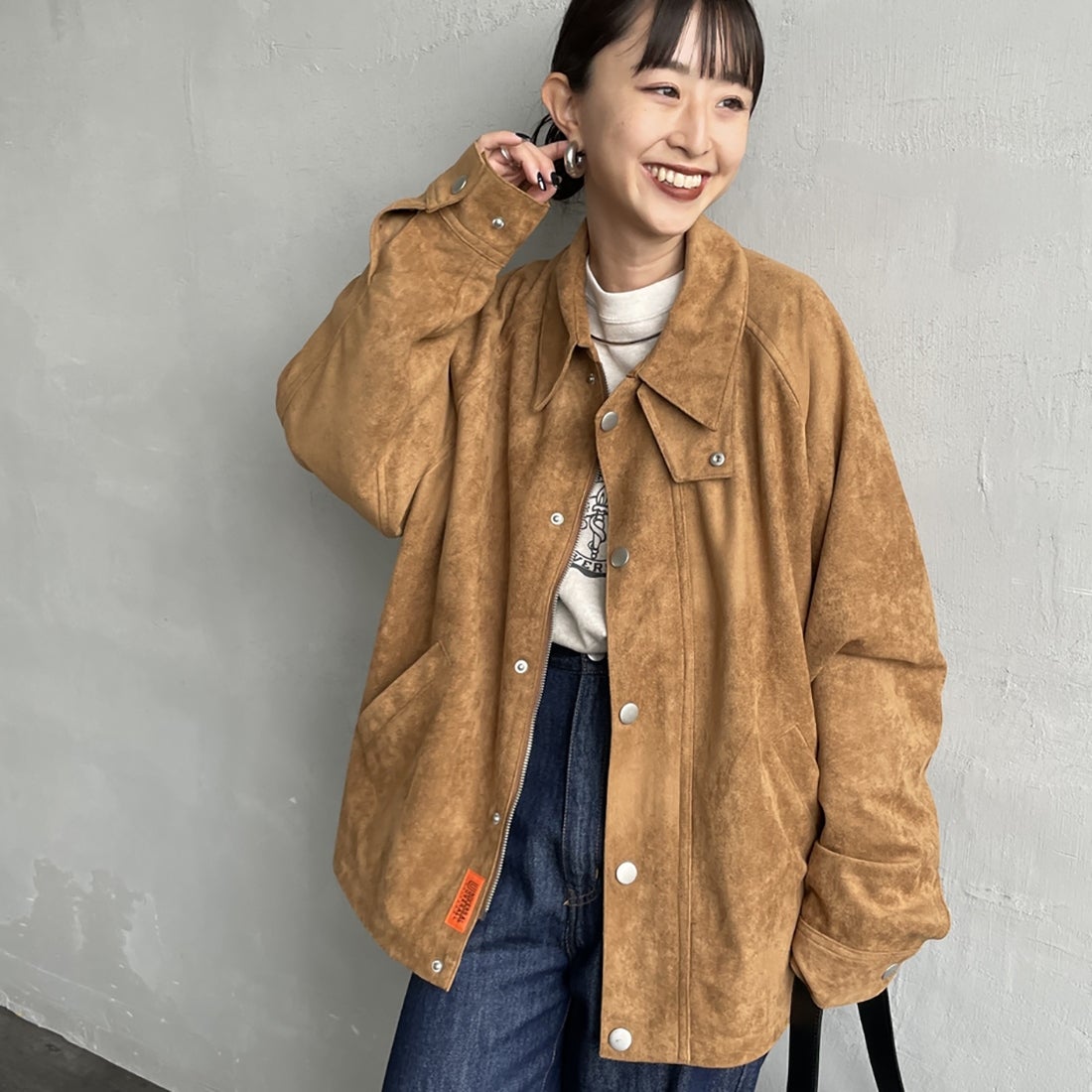 CAMEL&&モデル身長：150cm 着用サイズ：F&&