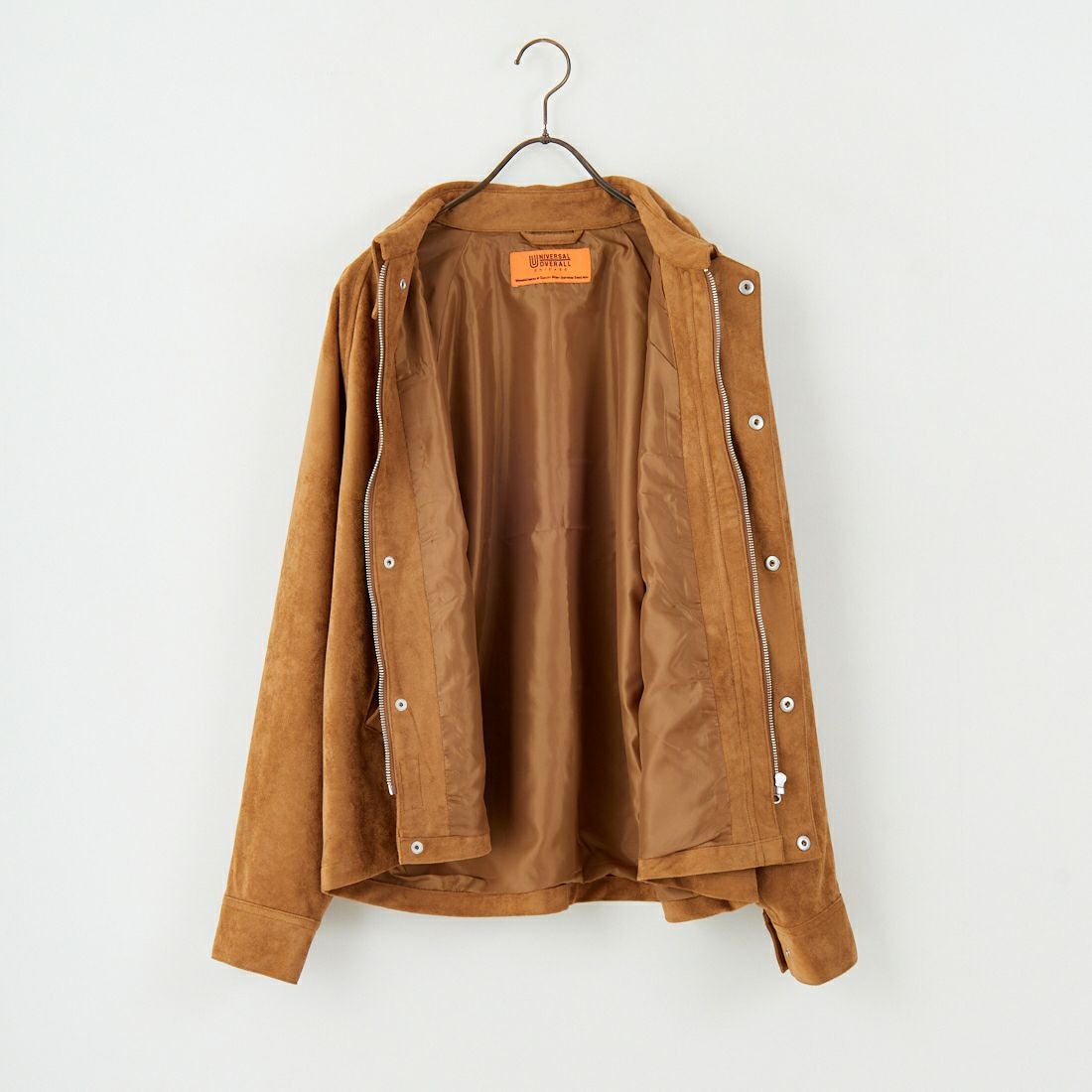 UNIVERSAL OVERALL [ユニバーサルオーバーオール] 別注 オーバーサイズ レザージャケット [U2532480IN-JF] CAMEL