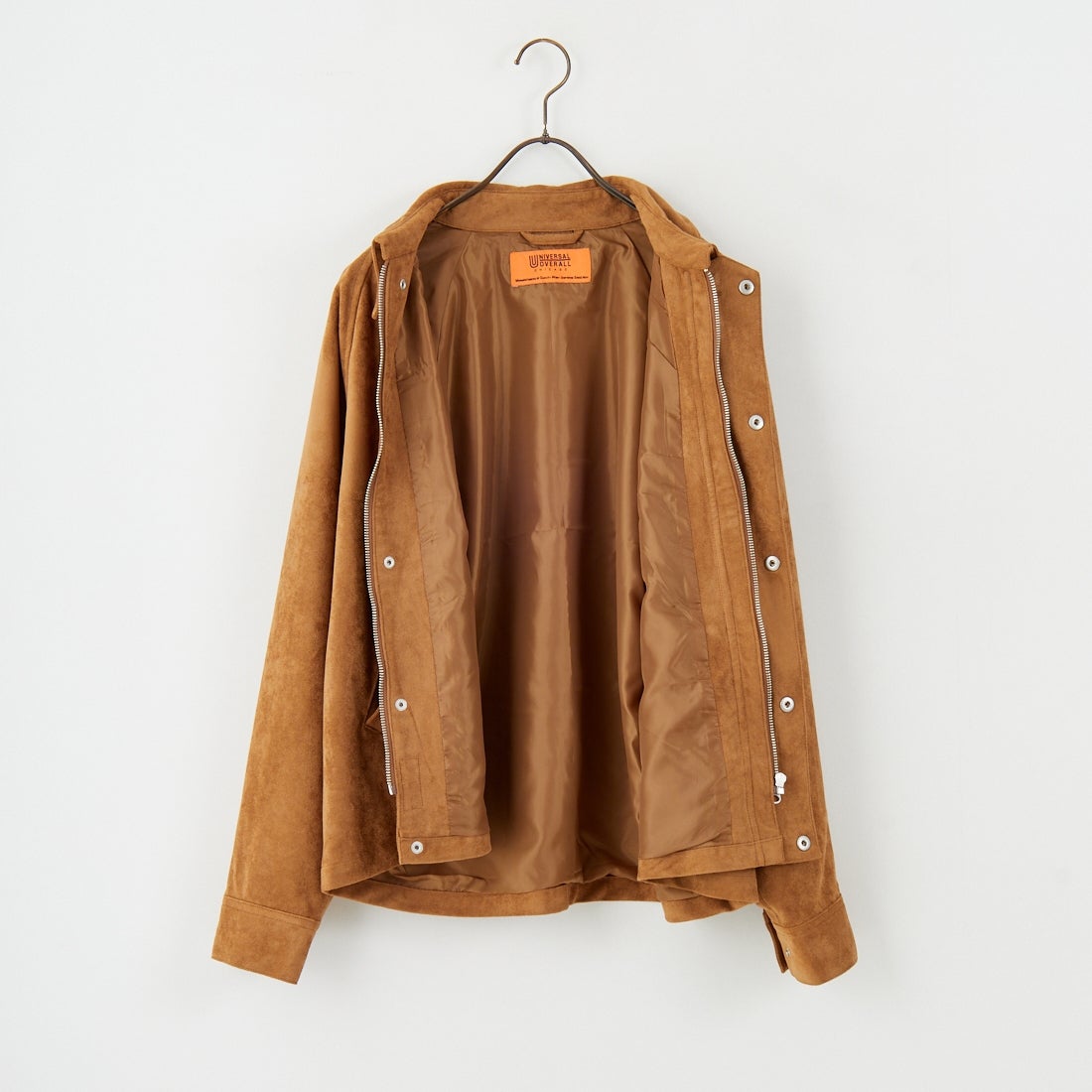 UNIVERSAL OVERALL [ユニバーサルオーバーオール] 別注 オーバーサイズ レザージャケット [U2532480IN-JF] CAMEL