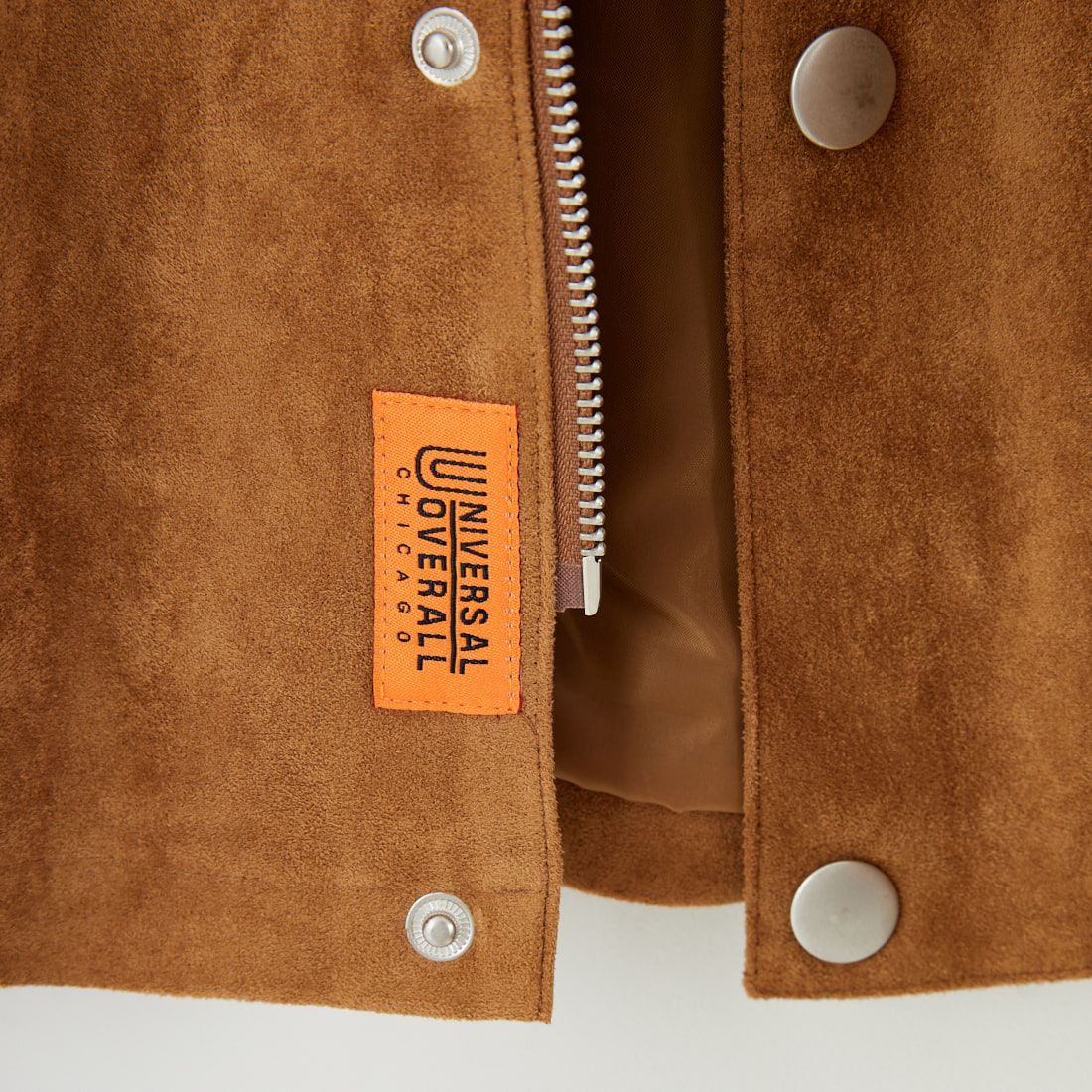 UNIVERSAL OVERALL [ユニバーサルオーバーオール] 別注 オーバーサイズ レザージャケット [U2532480IN-JF] CAMEL