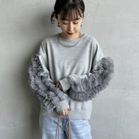 06 T.GRAY&&モデル身長：150cm 着用サイズ：F&&