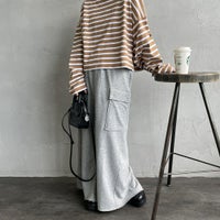 06 T.GRAY&&モデル身長：150cm 着用サイズ：F&&